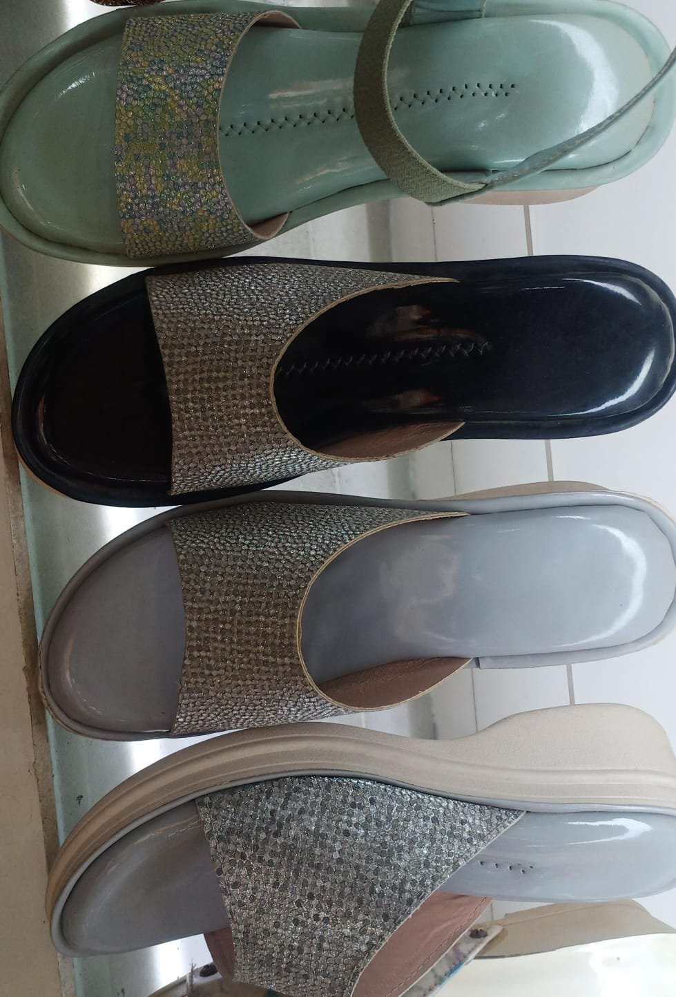 Dual Shine Slippers