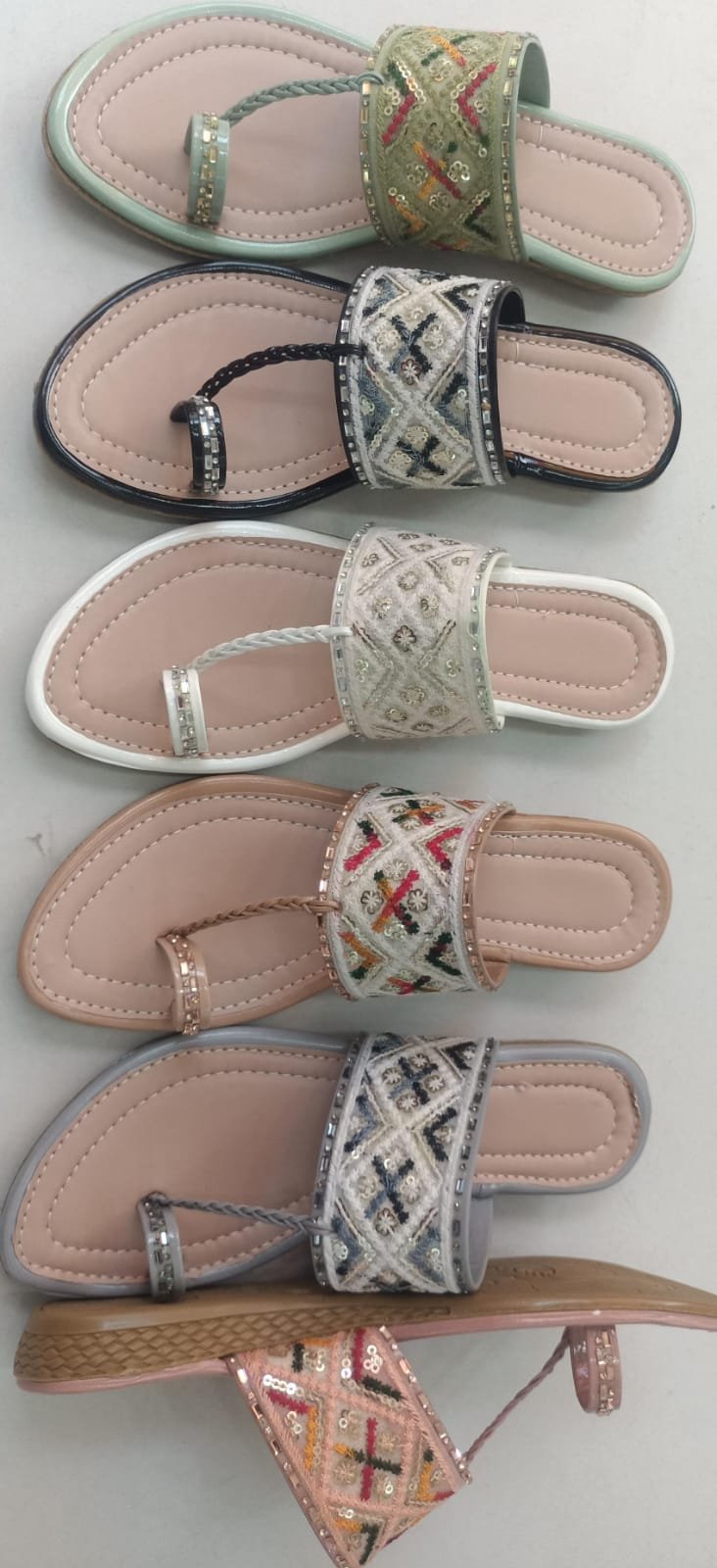 Threadwork Charm Sandals